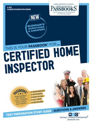 cover image of Certified Home Inspector
